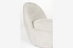 Miniature White fabric armchair Nash 8