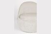 Miniature White fabric armchair Nash 9