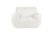 Miniature White fabric armchair Yeti 1