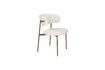 Miniature White fabric chair Claes 3