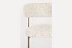 Miniature White fabric chair Claes 11