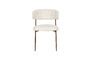 Miniature White fabric chair Claes Clipped