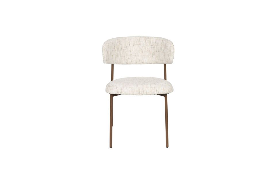 White fabric chair Claes White Label