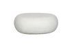 Miniature White fiberglass coffee table Pebble 1