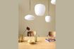 Miniature White glass ceiling lamp Muse 4