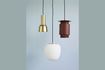 Miniature White glass ceiling lamp Muse 2