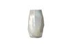 Miniature White glass vase Luster 1