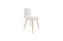 Miniature White Leon Chair Clipped