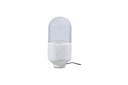 White marble lamp Asel Clipped