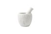 Miniature White marble mortar & pestle 1