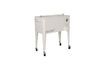 Miniature White plastic cooler with wheels Be Cool 5