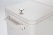 Miniature White plastic cooler with wheels Be Cool 7