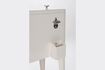 Miniature White plastic cooler with wheels Be Cool 9