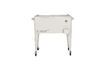 Miniature White plastic cooler with wheels Be Cool 4