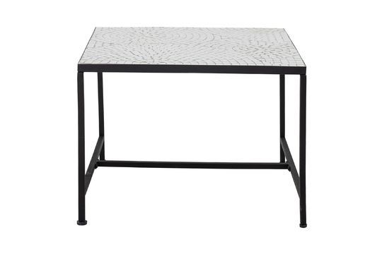 White stone coffee table Niah Clipped