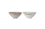 Miniature White stoneware bowls Masami Clipped