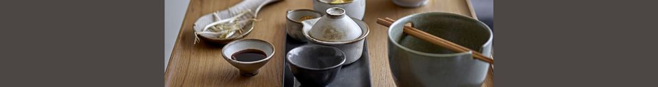 Material Details White stoneware Sushi set Masami