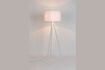 Miniature White Tripod Floor Lamp 7