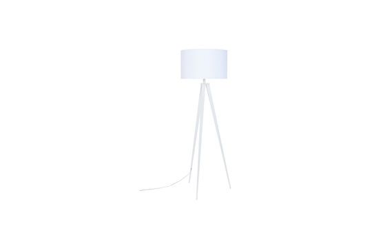 White Tripod Floor Lamp Clipped