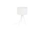 Miniature White Tripod table lamp Clipped