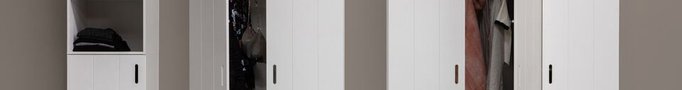 Material Details White wood cabinet Pure