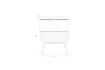 Miniature White wood side table Cayo 4