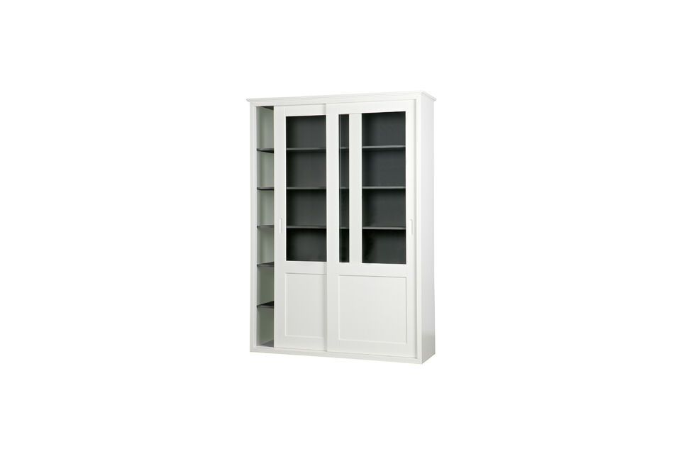 White wooden cabinet Vince Woood