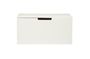 Miniature White wooden toy box Keet Clipped