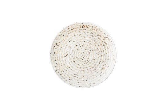 Willow natural stoneware plate Clipped