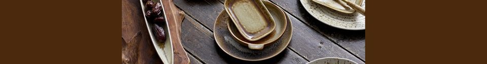 Material Details Willow natural stoneware plate