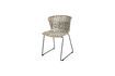 Miniature Wings beige woven polyester rattan chair 5