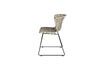 Miniature Wings beige woven polyester rattan chair 6