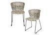 Miniature Wings beige woven polyester rattan chair 4