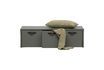 Miniature Wooden bench with grey locker Stage 6