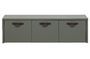 Miniature Wooden bench with grey locker Stage Clipped