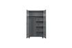 Miniature Wooden cabinet anthracite Dennis 6