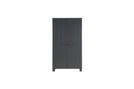 Wooden cabinet anthracite Dennis Clipped