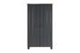 Miniature Wooden cabinet anthracite Dennis Clipped