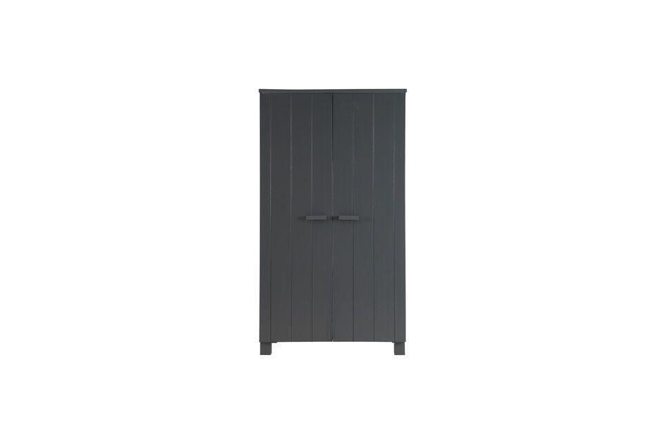 Wooden cabinet anthracite Dennis Woood