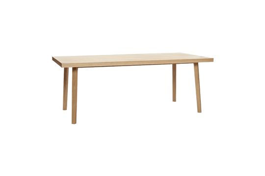 Wooden dining table beige Line