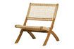 Miniature Wooden folding chair beige Lois 4