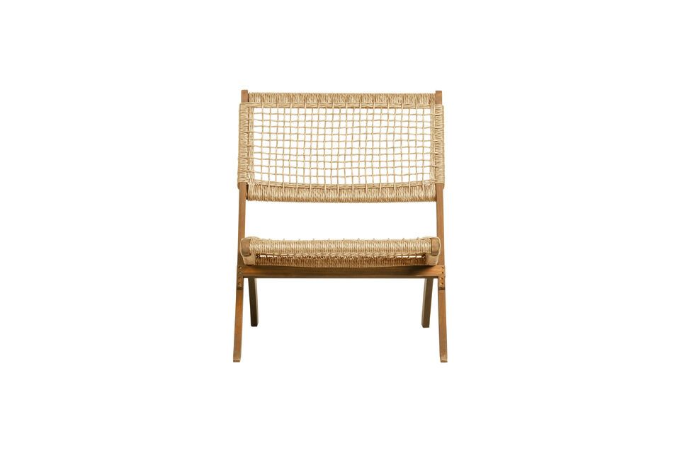 Wooden folding chair beige Lois Woood