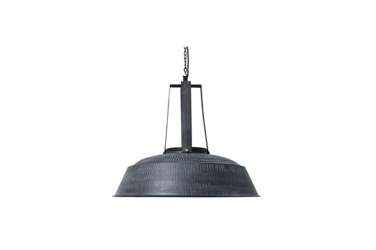 Workshop XL rustic black matt lamp Clipped