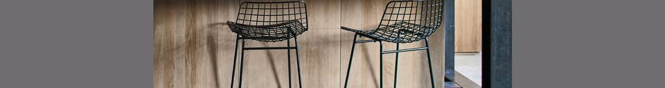 Material Details Wuisse Metal bar chair