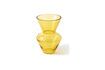 Miniature Yellow glass vase Fat Neck 1