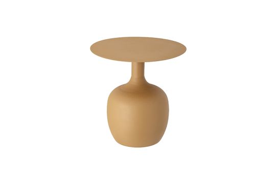 Yellow metal side table Ayah Clipped