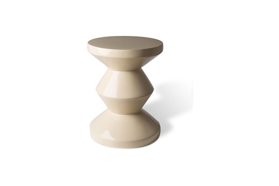 Zig Zag beige side table Pols Potten