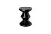 Miniature Zig Zag black polyester side table 1