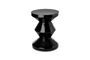 Miniature Zig Zag black polyester side table Clipped