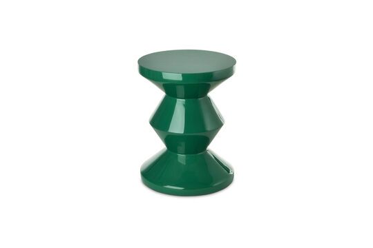 Zig Zag green polyester side table